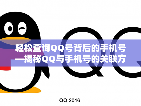 轻松查询QQ号背后的手机号—揭秘QQ与手机号的关联方法