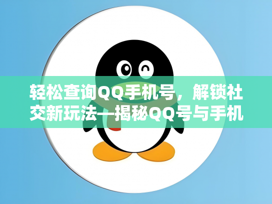 轻松查询QQ手机号，解锁社交新玩法—揭秘QQ号与手机号的关联技巧
