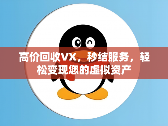 高价回收VX，秒结服务，轻松变现您的虚拟资产