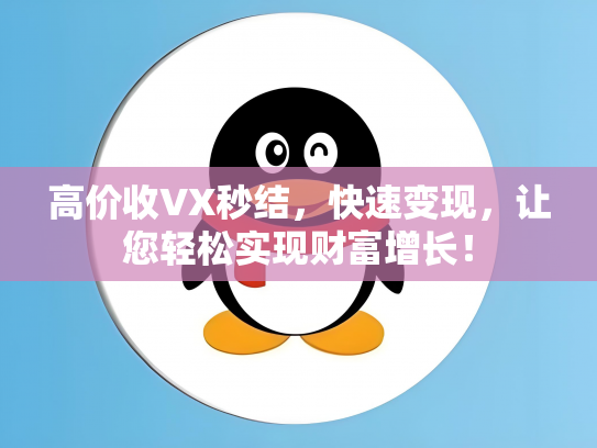 高价收VX秒结，快速变现，让您轻松实现财富增长！