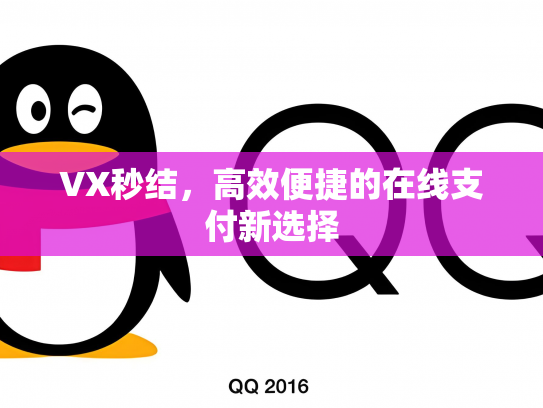 VX秒结，高效便捷的在线支付新选择
