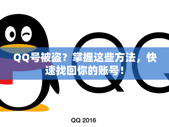 QQ号被盗？掌握这些方法，快速找回你的账号！