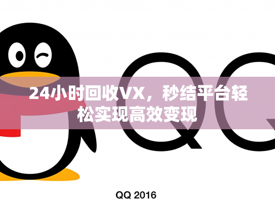 24小时回收VX，秒结平台轻松实现高效变现